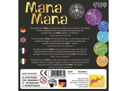 Настільна гра Zoch Мана Мана (Mana Mana) (англ.) (601105163) - фото 4