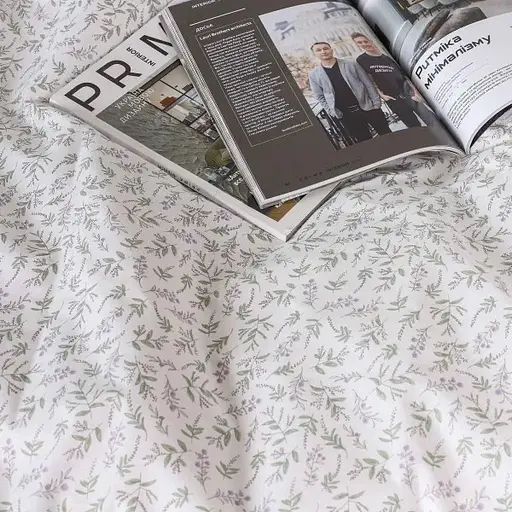 Комплект постільної білизни Viluta полуторний ранфорс 22192 100% бавовна - фото 4