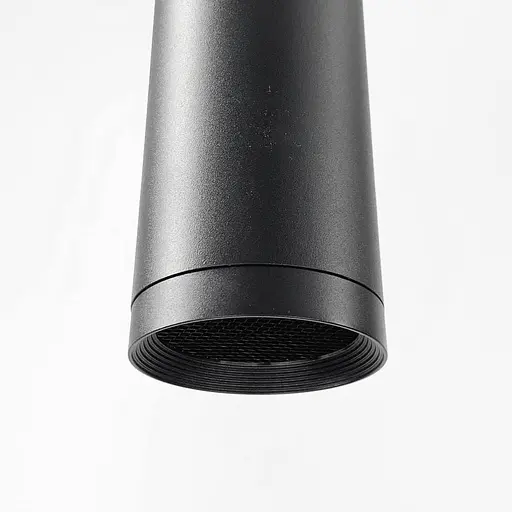 Точковий підвісний світильник у чорному корпусі 28х8 см потужністю 30W | Арт. LPR 30W BK | Line F - фото 4