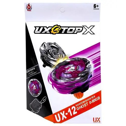 Игра запускалка "Beyblade/Бейблейд" UX-12B, металлическая накладка, в коробке (6990222245706) - фото 1