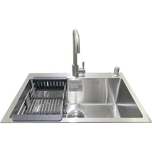 Комплект мойка + смеситель Romzha Arta U-600S (B) - фото 2