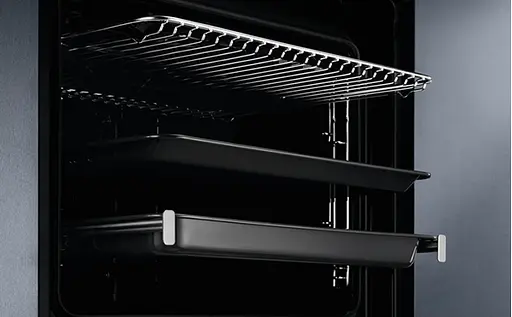 Духовой шкаф электрический Electrolux 65 л А пара дисплей конвекция телескопические направляющие черный - фото 5