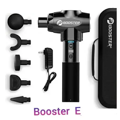 Перкуссионный мышечный ударный массажер Booster Е триггерных точек Синий - фото 5