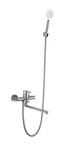 Смеситель для ванны Wezer EKO7-01 сатин Хром матовый - фото 2