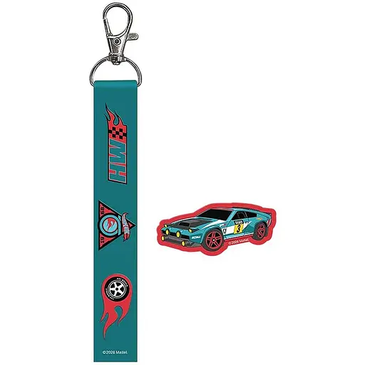 Набір бейдж на липучці та підвіска Kite Hot Wheels (HW26-3010) - фото 1