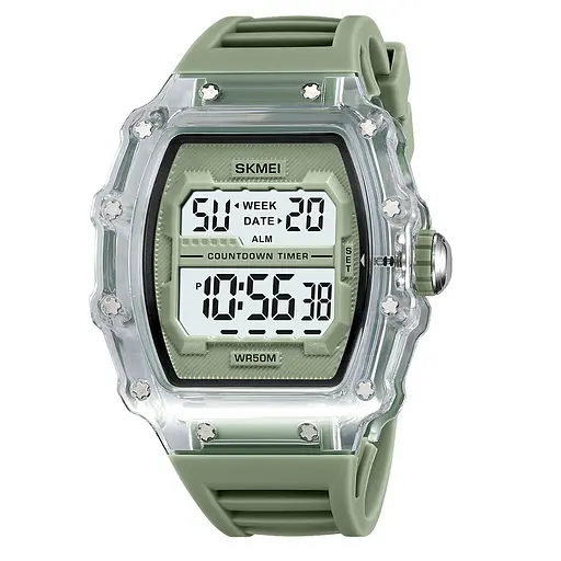 Годинник наручний чоловічий 2296WTGN White-Green Skmei acs0030039