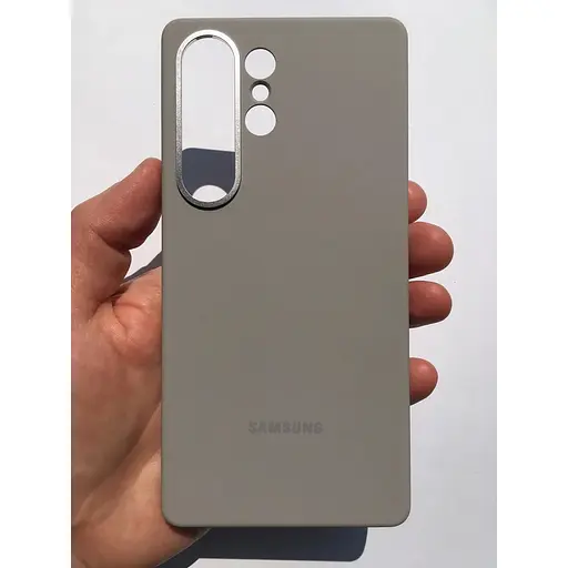 Оригінальний протиударний силіконовий чохол Samsung Silicone Case для Galaxy S25 Ultra Gray EF-PS938CJEGWW - фото 2