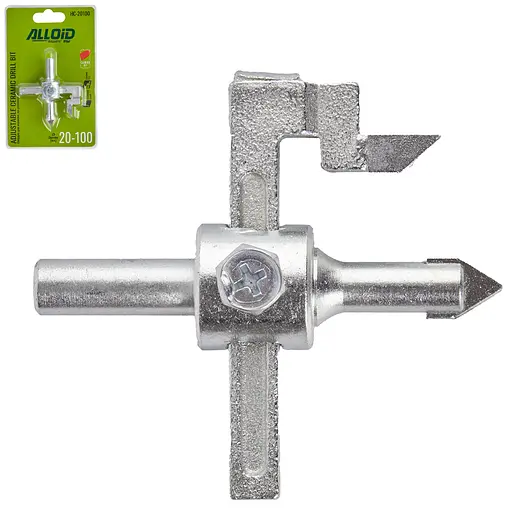 Свердло для кераміки Alloid Building Tools регульоване 20-100 мм (HC-20100) - фото 2