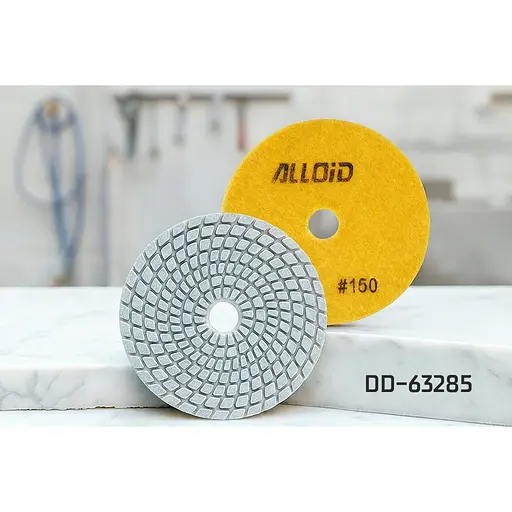 Круг алмазний Alloid Building Tools шліфувальний на липучці 100 мм зерно 150 (DD-63285) - фото 5