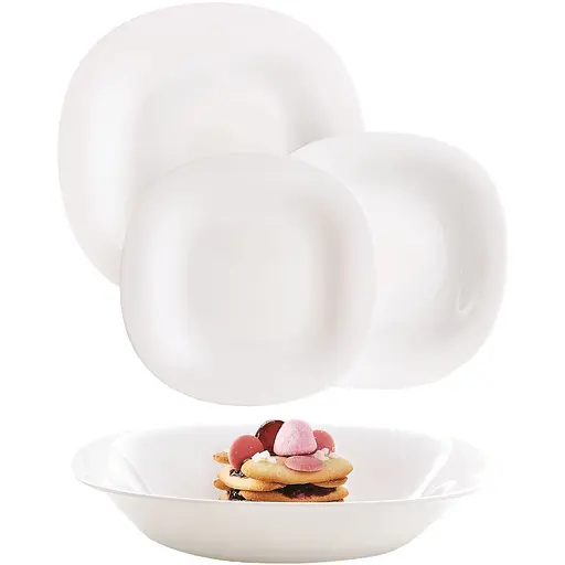 Сервіз Luminarc Carine White 18 приладів (N2184) - фото 3