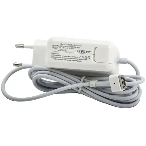 Блок живлення для ноутбуків PowerPlant APPLE 220V, 14.5V 45W 3.1A (Magnet tip)