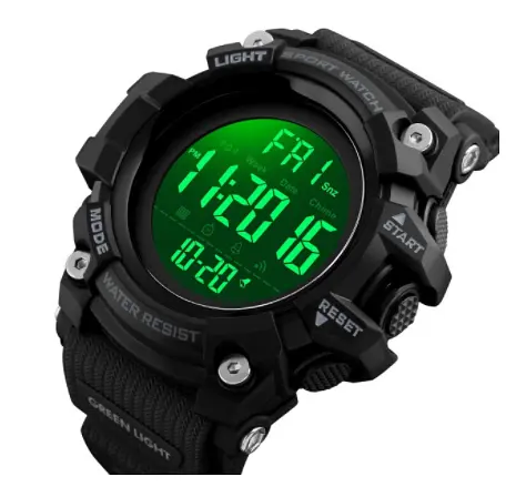 Мужские спортивные часы Skmei 1384 Черный - фото 3