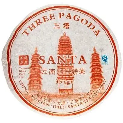 Шу Пуер Цзин Лун Три Пагоди 2023р, 357 г.