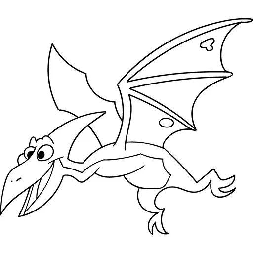 Детская раскраска ArtCraft Птерозаврик 25х30 см (15056-AC) - фото 2