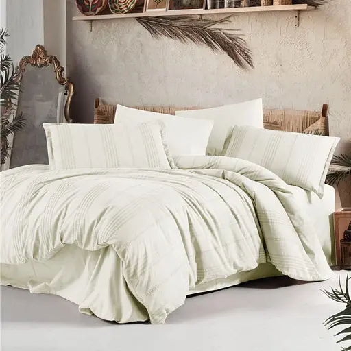 Постельное белье Arakis V5 Ekru Ранфорс Жаккард Clasy pbe0052100 - фото 1