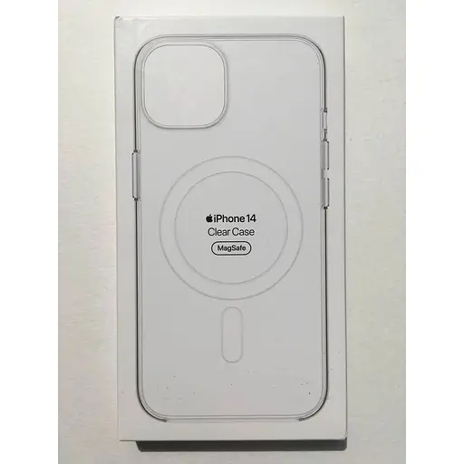 Оригинальный противоударный чехол Apple Clear Case MagSafe для iPhone 14 (6.1") Прозрачный (MPU13RM/A) - фото 2