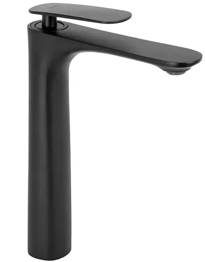 Смеситель для умывальника Rea Berg высокий black REA-B2039 Черный матовый - фото 1