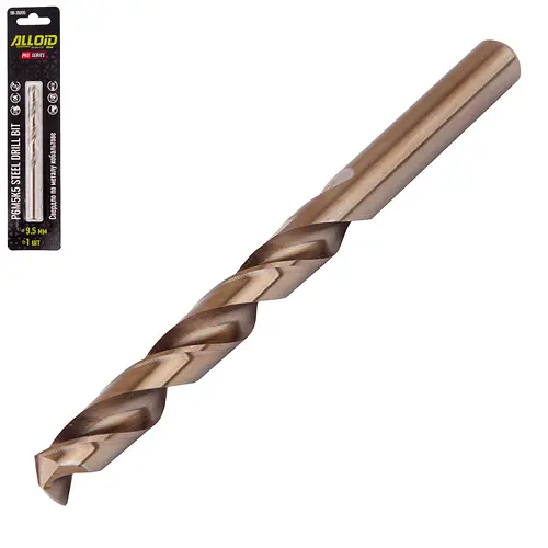 Свердло по металу Alloid Building Tools кобальтове 9.5 мм Р6М5К5 (DB-35095) - фото 2