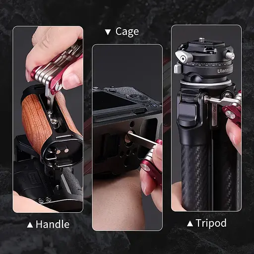 Мультитул Ulanzi Vijim Folding Tool Set With Screwdrivers And Wrenches (C035GBB1 CM029) - фото 6