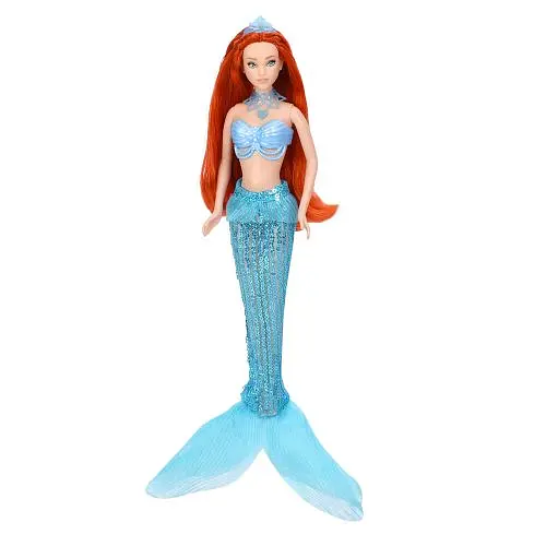 Кукла Русалка 8840-41-43, 29 см, 3 вида, в коробке, 12,5-37-5,5 см (6903317783984), голубой - фото 1
