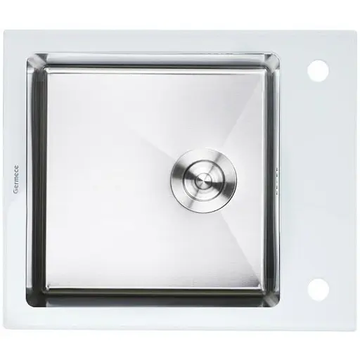 Кухонная мойка Platinum HANDMADE WHITE GLASS (SP000034804) - фото 1