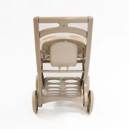 Коляска для кукол с шезлонгом Doloni 0122/02eco бежевый - фото 2