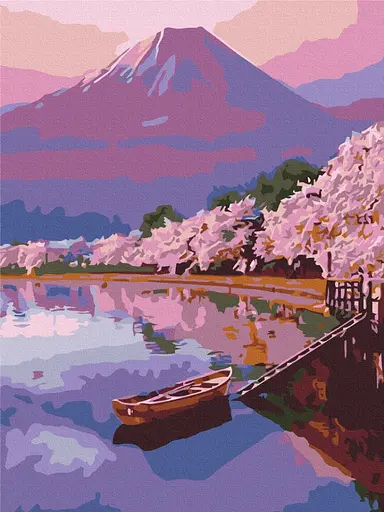 Картина за номерами на підрамнику Brushme Ранкове узбережжя