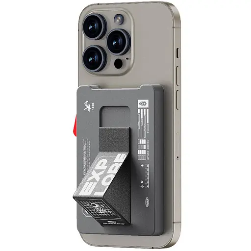 Картхолдер з підставкою WIWU Mag Wallet MW-002 Gray