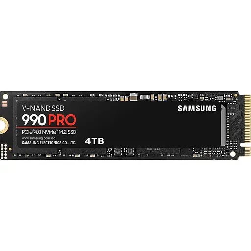 Накопитель SSD Samsung m.2 NVMe 4TB 990 PRO MZ-V9P4T0BW (MZ-V9P4T0BW) - фото 1