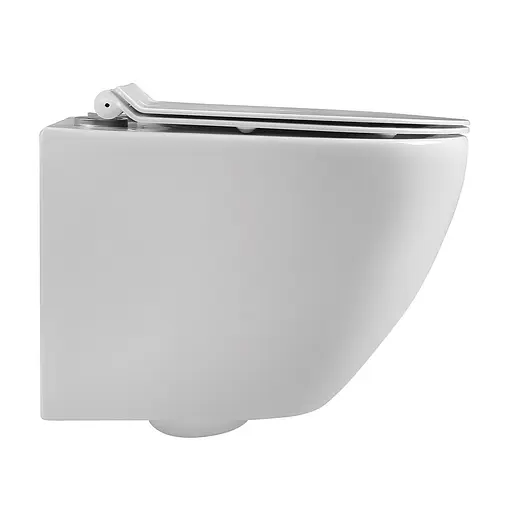 Унитаз подвесной укороченный Volle Amadeus 13-06-055M с крышкой Soft Close Slim, Белый - фото 2