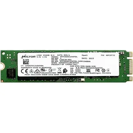 Накопичувач SSD Micron M.2 2280 256GB (MTFDDAV256TDL) Б/В - фото 1