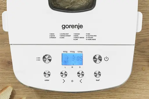 Хлібопіч Gorenje BM1350W - фото 9