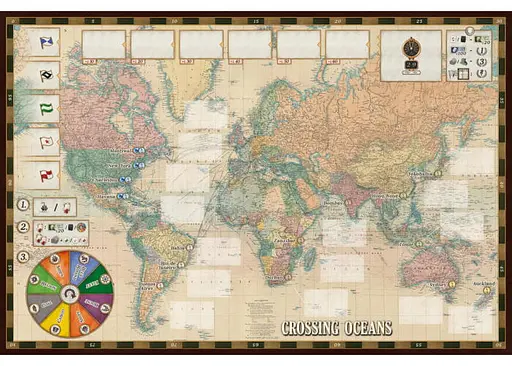 Настольная игра PD-Verlag Пересекая океаны (Crossing Oceans) (англ., нем.) (PS018) - фото 3