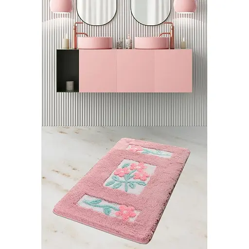 Килимок для ванної кімнати Chilai Home Linda Pembe 60 x 100