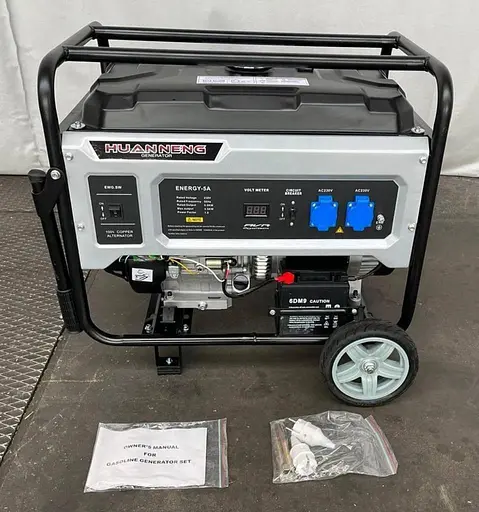 Бензиновий однофазний генератор Huanneng Energy-5A (5 кВт) - фото 4