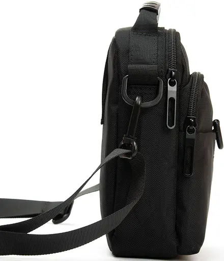 Сумка мужская на плечо черная Lanpad sum0028758 - фото 3