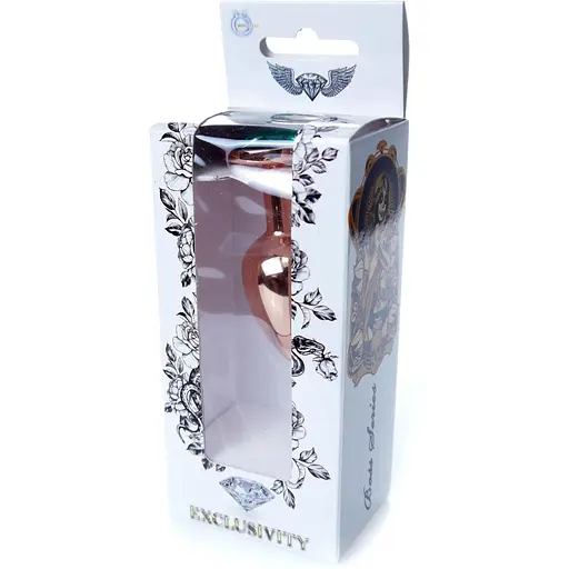 Анальна пробка Boss Of Toys Boss Series - Jewellery Red Gold Plug Green S, BS6400115, Золотий / Зелений - фото 7