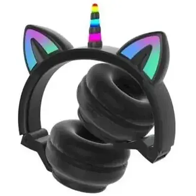 Навушники Unicorn Bluetooth Stereo STN-27 LED black - фото 3