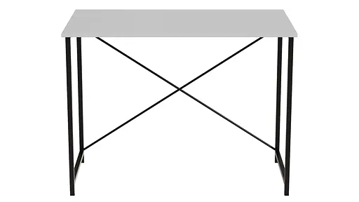 Стол письменный Line Лайт Ferrum-decor 750x1000x600 Черный металл ДСП Белый 16 мм (FRD-104843) - фото 4