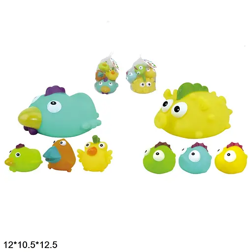 Пищалка, 4 шт. в сетке, 12.5x10.5x12 см, SDH-10056/10057 - фото 2