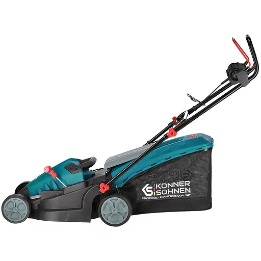 Газонокосарка електрична Konner & Sohnen KS 38LM-BL 1400В 38 см (KS 38LM-BL) - фото 2