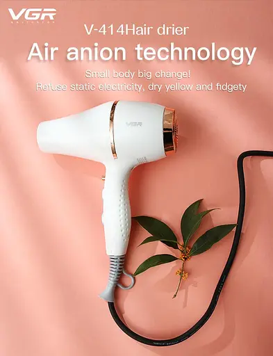 Фен для сушіння та укладання волосся VGR V-414 2000 Вт - фото 3