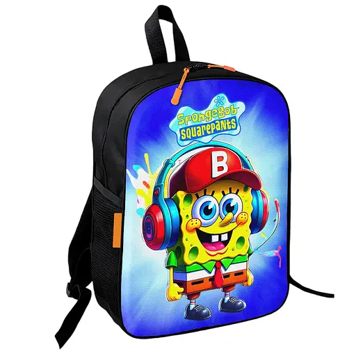 Рюкзак школьный детский Губка Боб 36х27 см подростковый для мальчика, девочки (4037)