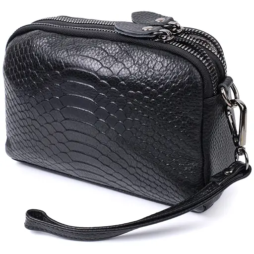 Компактная сумка для женщин Vintage на два отделения из натуральной кожи 19х12х7 см sum0027553 - фото 9