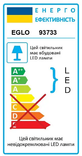 Бра CLAP 1 Eglo 93733 - фото 3