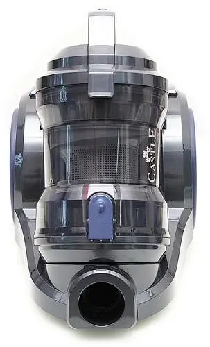 Пилосос Castle CW-105B, Gray/Blue, 2400W, безмішковий, циклонний, об'єм пилозбірника 4л, фільтр HEPA, насадки: 2-позиційна, для щілин, для меблів - фото 3
