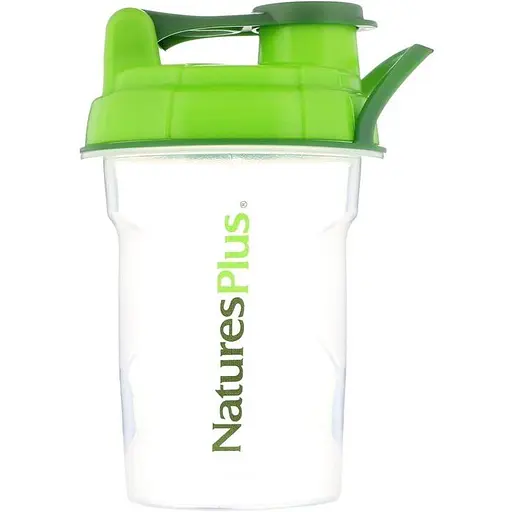 Шейкер Natures Plus Shaker Cup 473 мл Green - фото 1