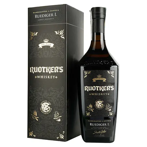 Віскі Ruotker's Ruediger 43.3% 0.7 л в подарунковій упаковці