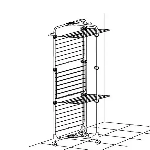 Сушилка для белья напольная Gimi Modular 3 Lux (154894) - фото 5