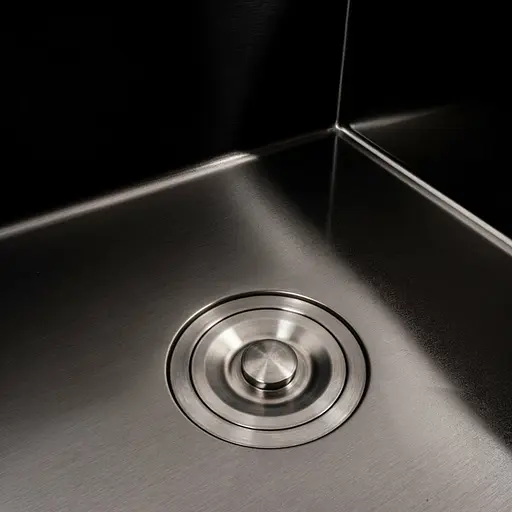 Кухонна мийка CM 65x50 L PVD чорна Platinum Handmade (круглий сифон 3.0/0.8), Чорний - фото 7